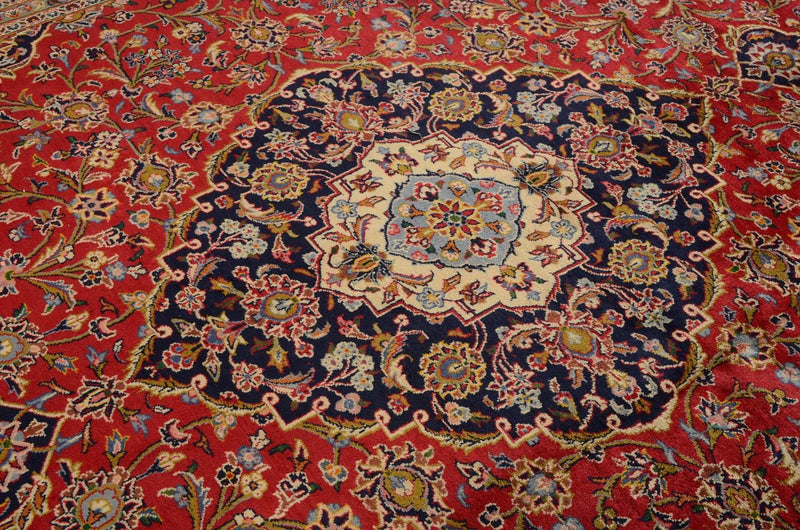 Perserteppich - Keshan 345 x 254 cm - rot