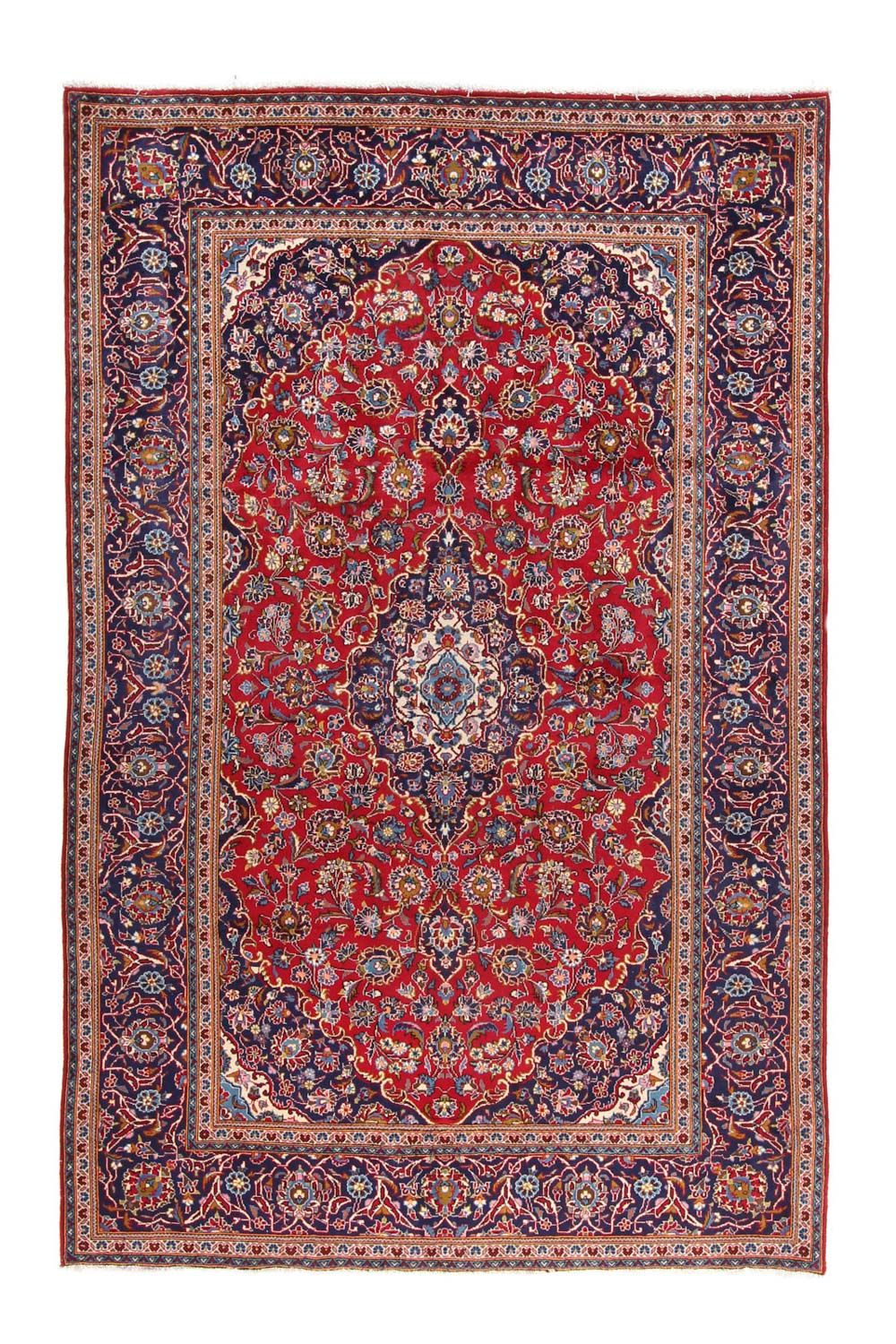 Perserteppich - Keshan 305 x 198 cm - rot