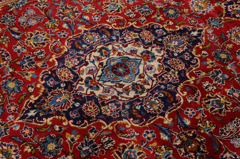 Perserteppich - Keshan 305 x 198 cm - rot
