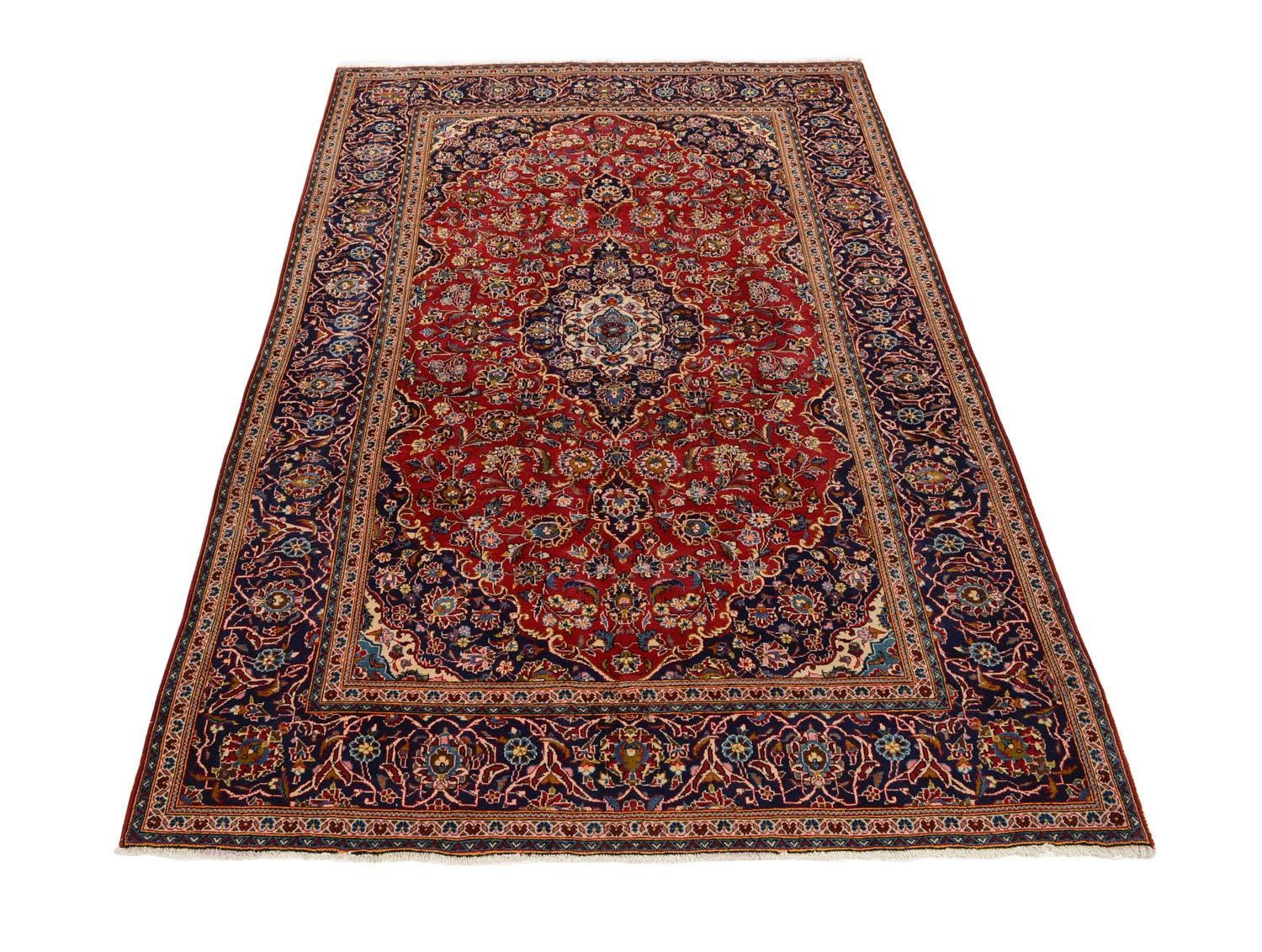 Perserteppich - Keshan 305 x 198 cm - rot