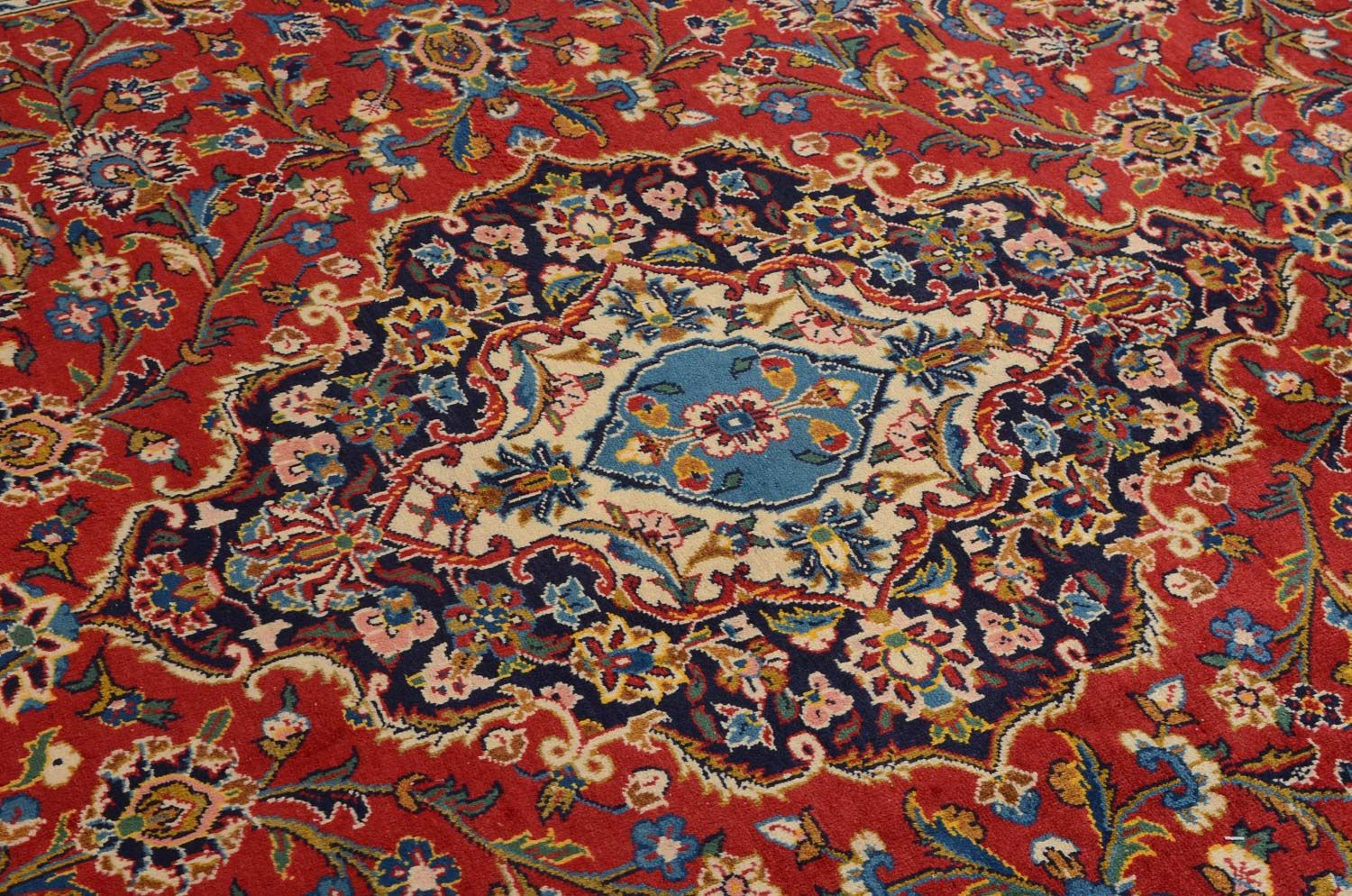 Perserteppich - Keshan 359 x 252 cm - rot