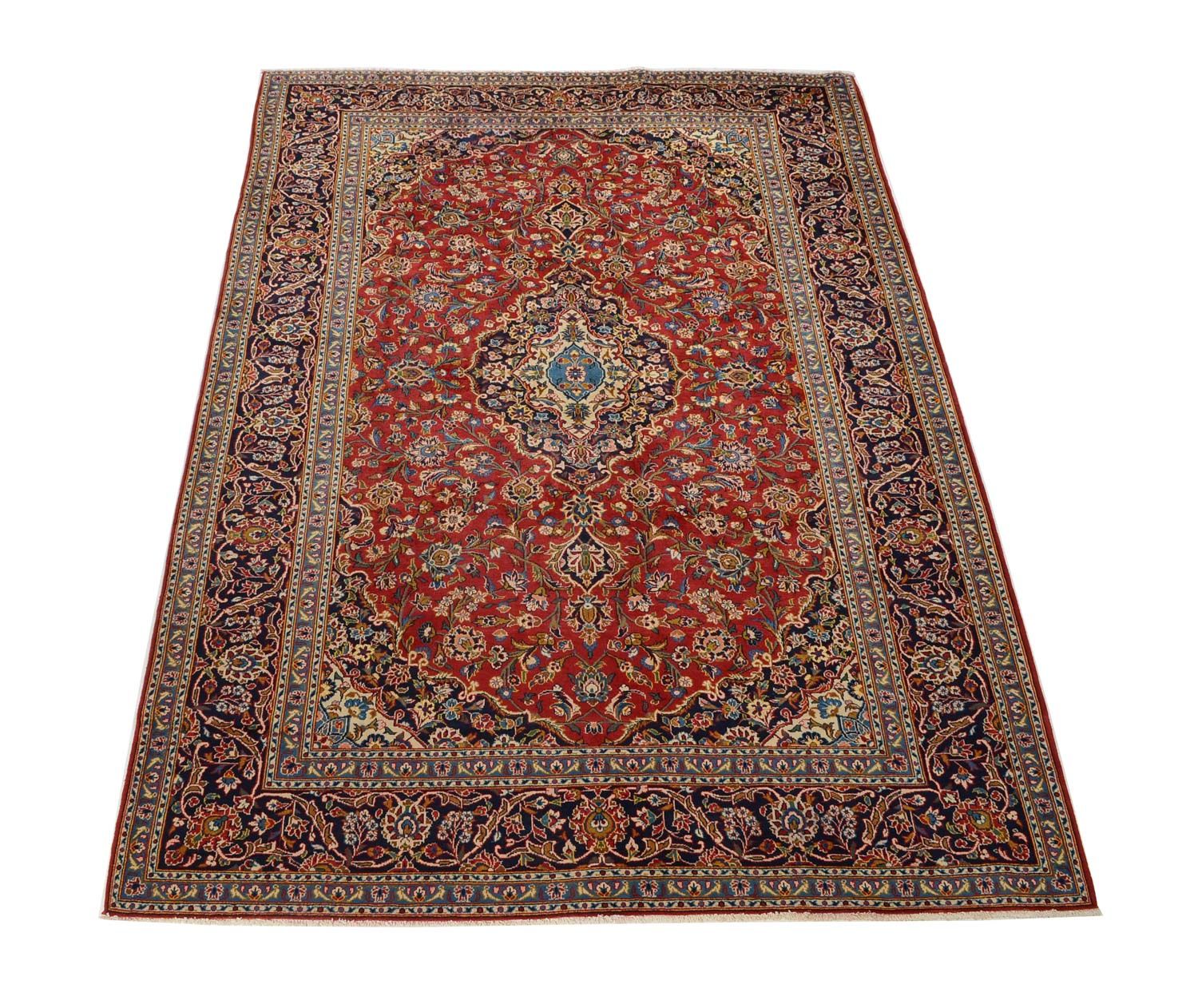 Perserteppich - Keshan 359 x 252 cm - rot