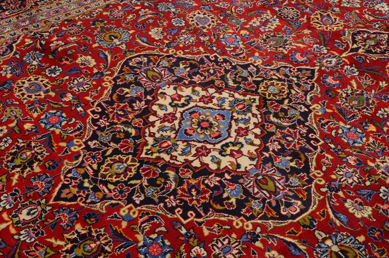 Perserteppich - Keshan 400 x 291 cm - rot