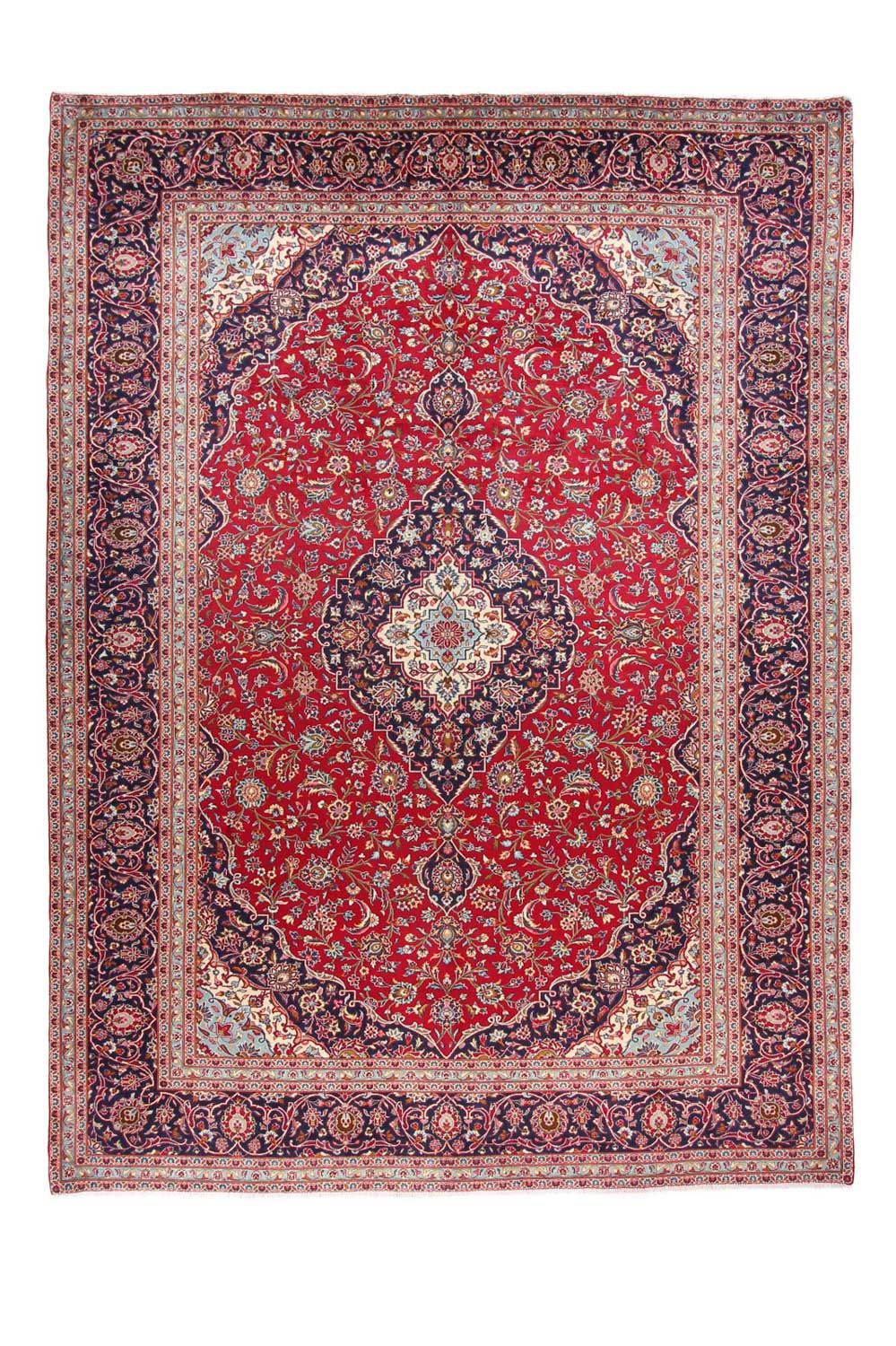 Perserteppich - Keshan 398 x 293 cm - rot