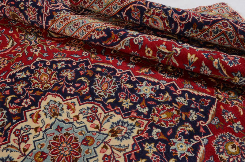 Perserteppich - Keshan 398 x 293 cm - rot