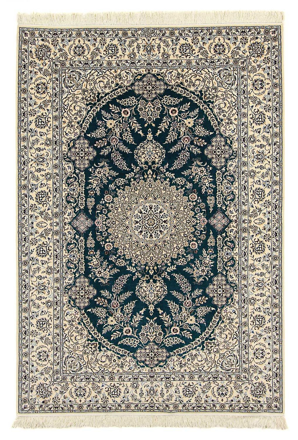 Perserteppich - Nain - Premium 234 x 156 cm Teppich Wohnzimmer