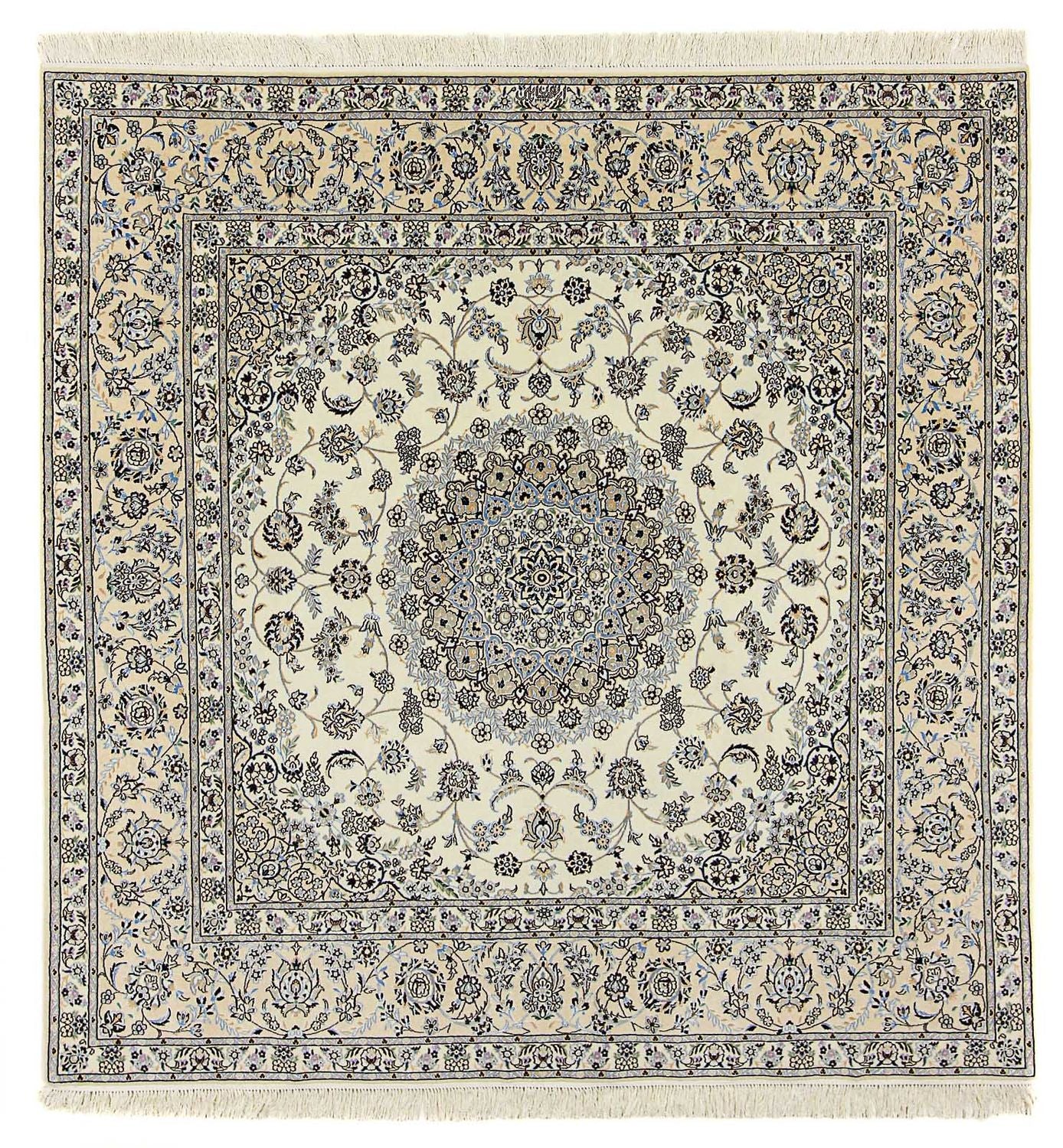 Perserteppich - Nain - Premium 205 x 205 cm Teppich Quadratisch