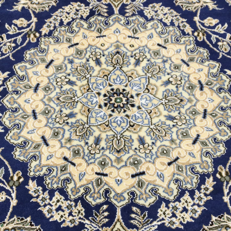 Perserteppich - Nain - Royal - 244 x 146 cm - blau