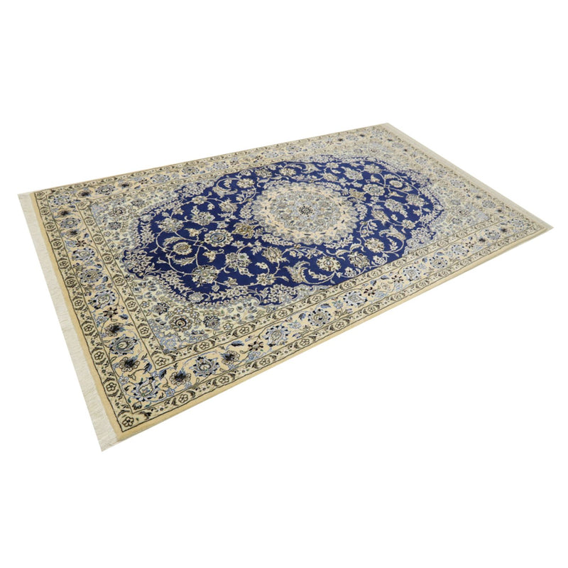 Perserteppich - Nain - Royal - 244 x 146 cm - blau
