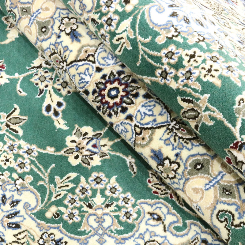 Perserteppich - Nain - Royal - 250 x 156 cm - grün