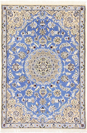 Perserteppich - Nain - Royal - 135 x 91 cm - blau