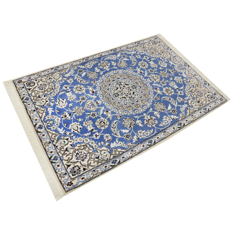 Perserteppich - Nain - Royal - 134 x 89 cm - blau