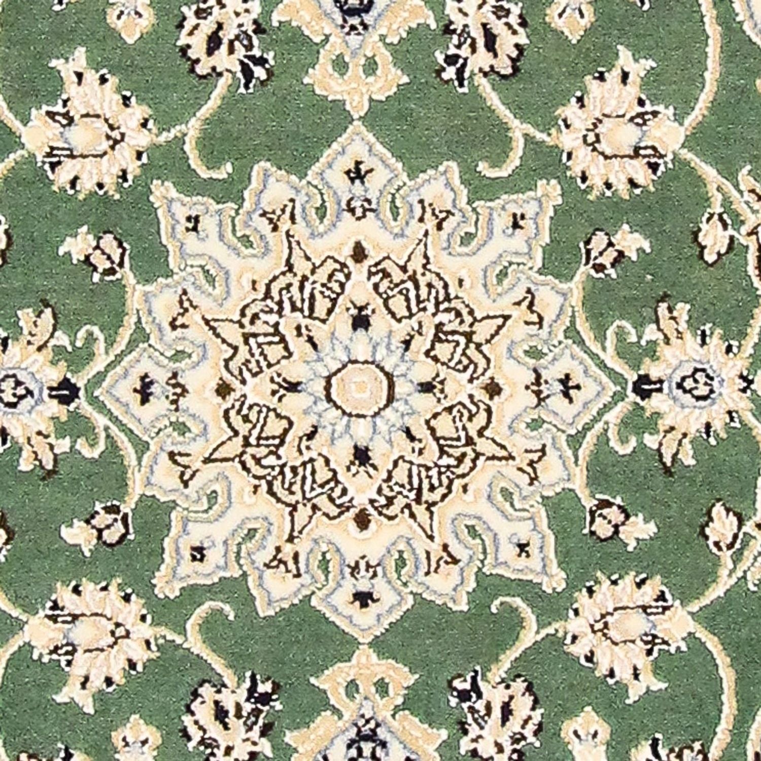 Perserteppich - Nain - Royal - 98 x 64 cm - grün