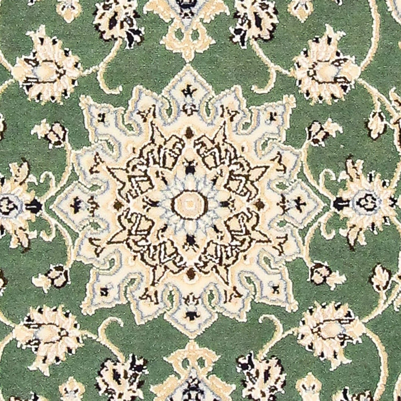 Perserteppich - Nain - Royal - 98 x 64 cm - grün