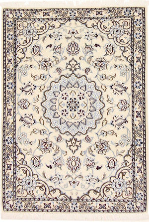Perserteppich - Nain - Royal - 97 x 70 cm - beige