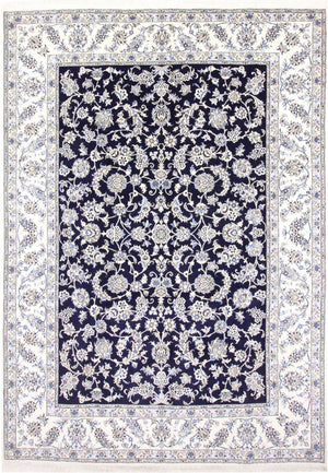 Perserteppich - Nain - 338 x 240 cm - dunkelblau