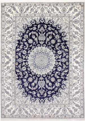 Perserteppich - Nain - 344 x 246 cm - dunkelblau