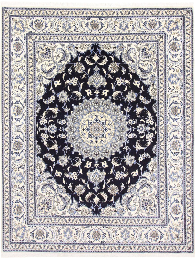 Perserteppich - Nain - 250 x 197 cm - dunkelblau