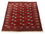 Afghan Teppich 152 x 118 cm - dunkelrot