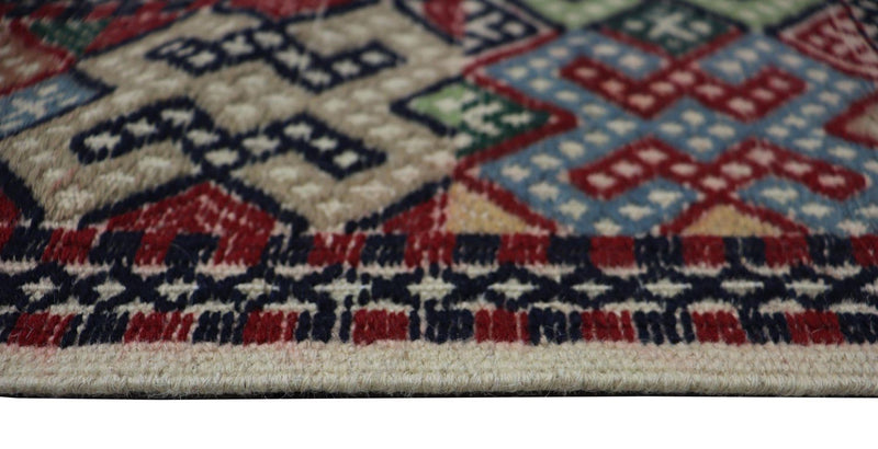 Kelim Teppich - Oriental 205 x 178 cm - blau