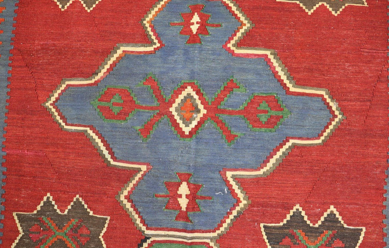 Kelim Teppich - Oriental 284 x 165 cm - rot