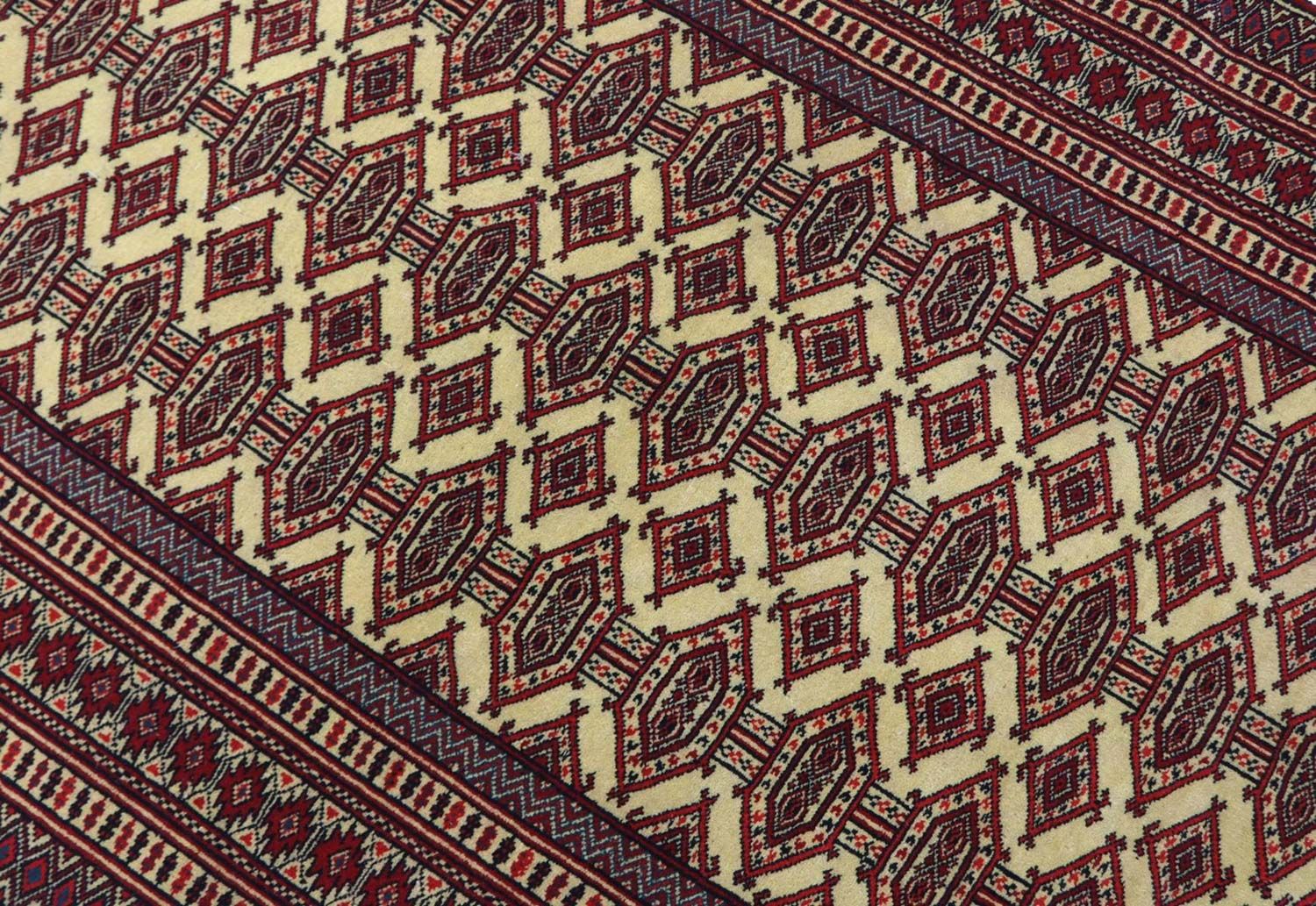 Afghan Teppich 164 x 121 cm - bordeauxrot