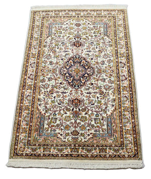 Seidenteppich - Kaschmir Seide 154 x 93 cm Teppichbrücke