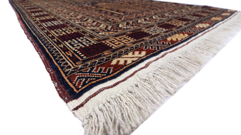 Belutsch Teppich 155 x 95 cm - schwarz