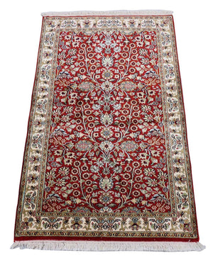 Seidenteppich - Kaschmir Seide 124 x 77 cm Teppichbrücke