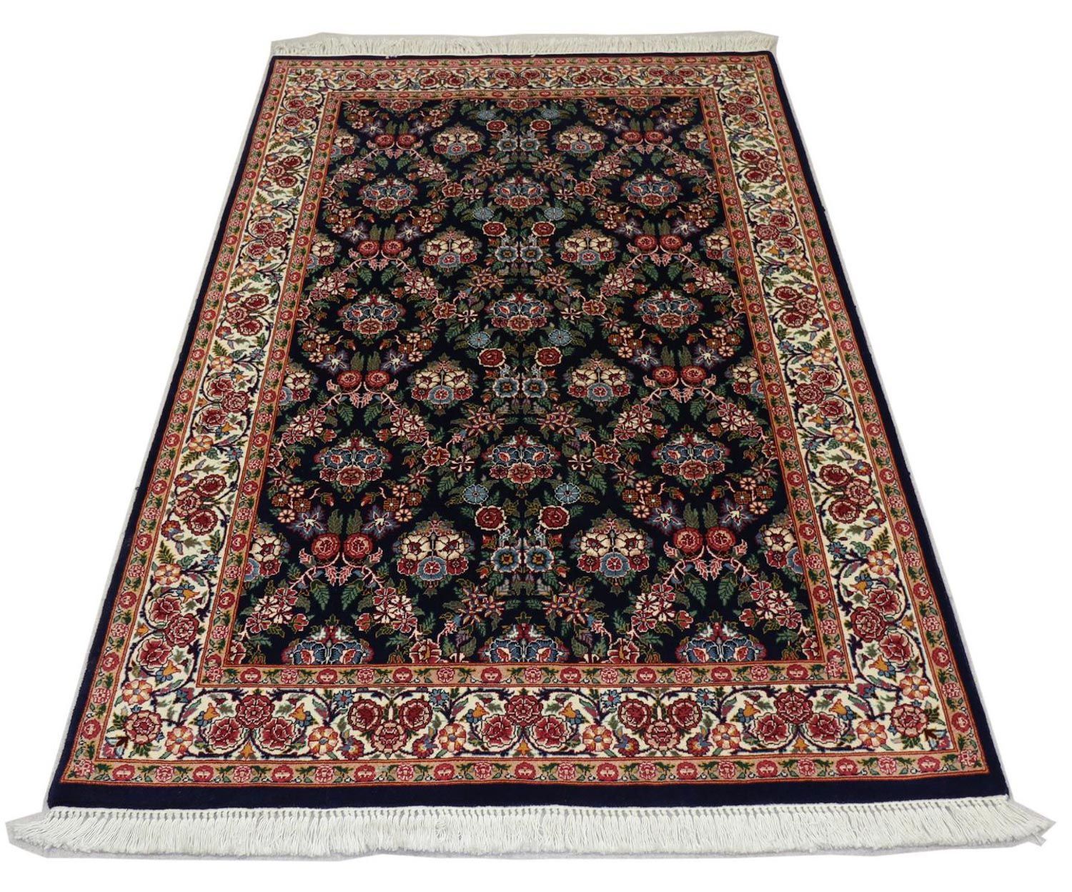 Orientteppich 215 x 123 cm - schwarz