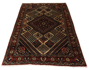 Perserteppich - Nomadic 204 x 142 cm - dunkelrot