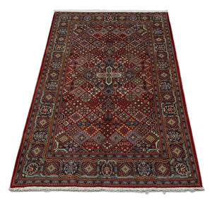 Perserteppich - Keshan 220 x 140 cm - dunkelrot