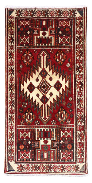 Perserteppich - Nomadic 245 x 135 cm - rot