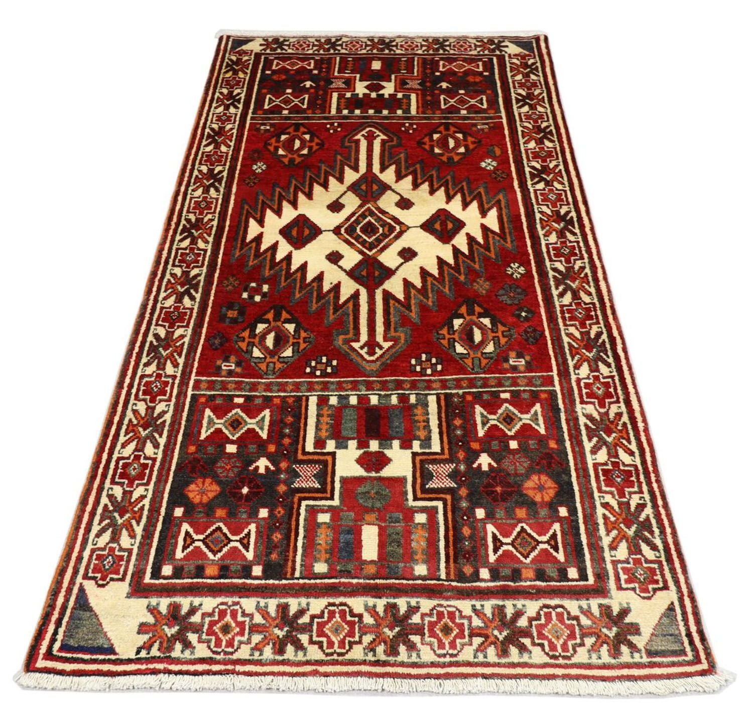 Perserteppich - Nomadic 245 x 135 cm - rot