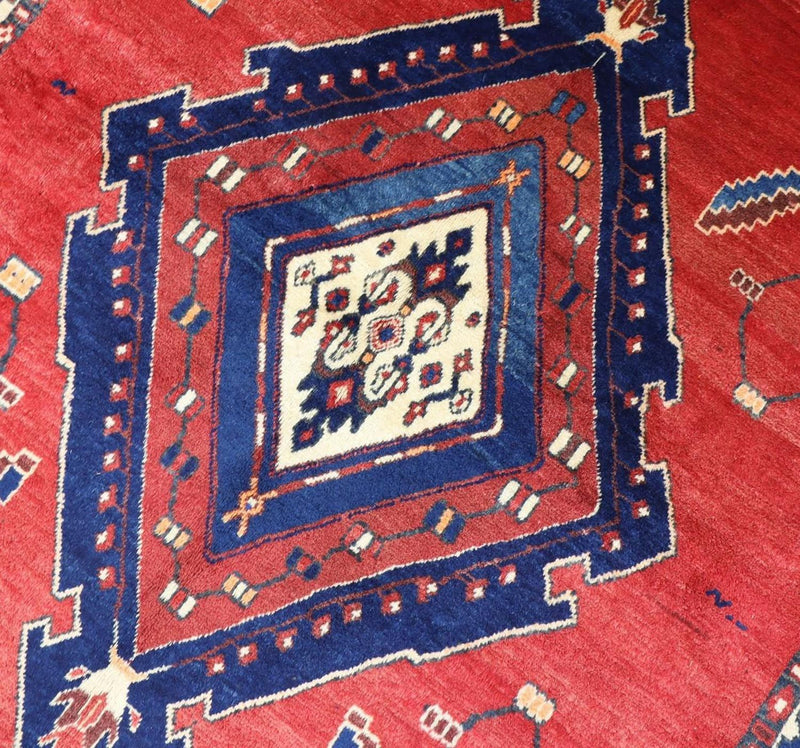 Perserteppich - Nomadic 212 x 154 cm - rot
