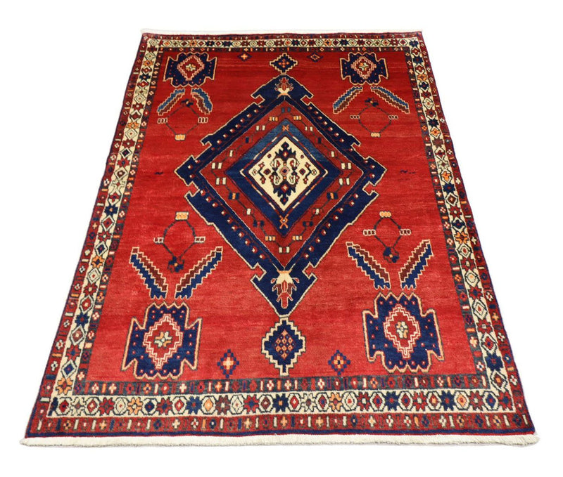 Perserteppich - Nomadic 212 x 154 cm - rot