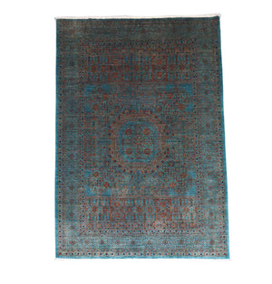 Ziegler Teppich 299 x 210 cm - türkis