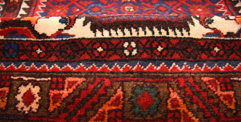 Perserteppich - Nomadic 433 x 108 cm - rot