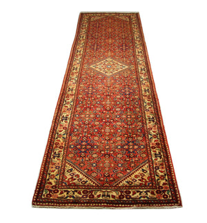 Perserteppich - Nomadic 437 x 123 cm - rot