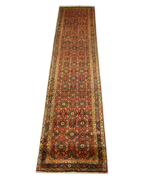 Perserteppich - Nomadic 380 x 80 cm - braun