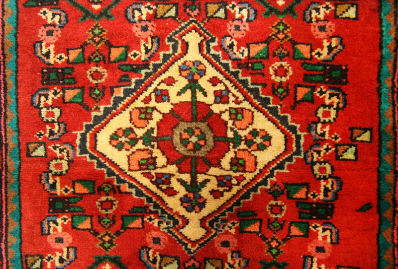 Perserteppich - Nomadic 367 x 80 cm - rot