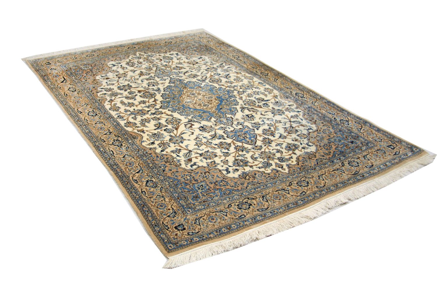 Perserteppich - Nain - Premium 190 x 127 cm Teppichbrücke