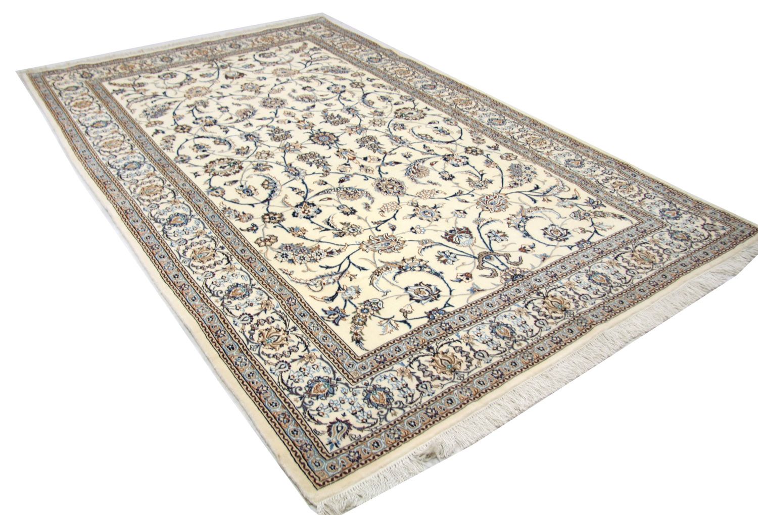 Perserteppich - Nain - Premium 253 x 165 cm Wohnzimmer Teppich