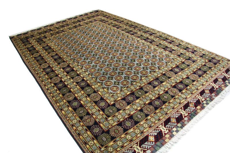 Afghan Teppich 298 x 199 cm - blau