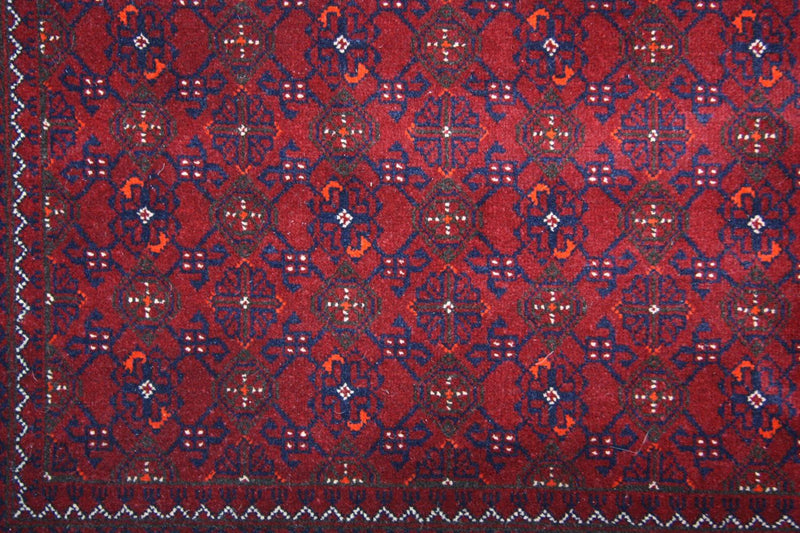 Afghan Teppich 288 x 193 cm - rot