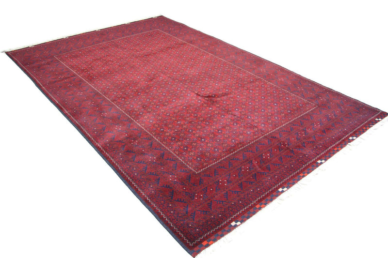 Afghan Teppich 288 x 193 cm - rot
