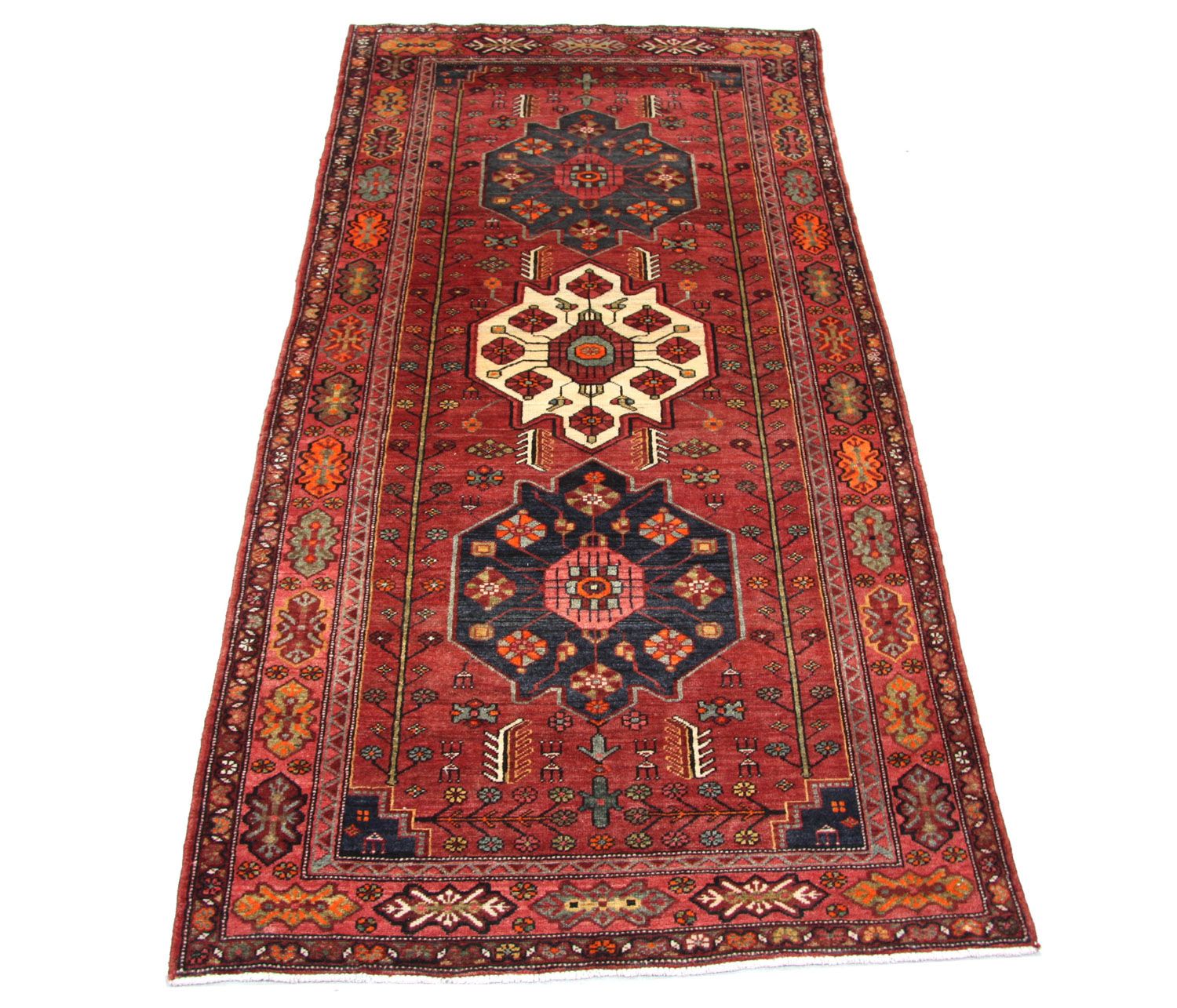 Perserteppich - Nomadic 322 x 160 cm - rot