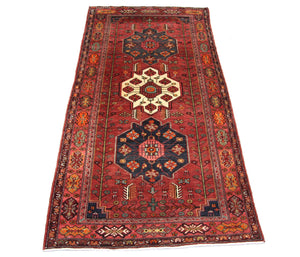 Perserteppich - Nomadic 322 x 160 cm - rot