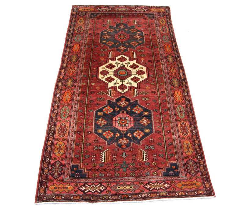 Perserteppich - Nomadic 322 x 160 cm - rot