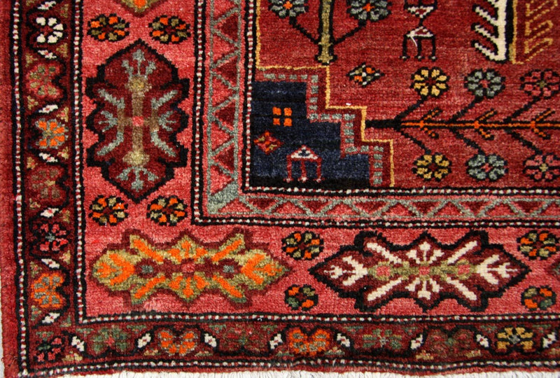 Perserteppich - Nomadic 322 x 160 cm - rot